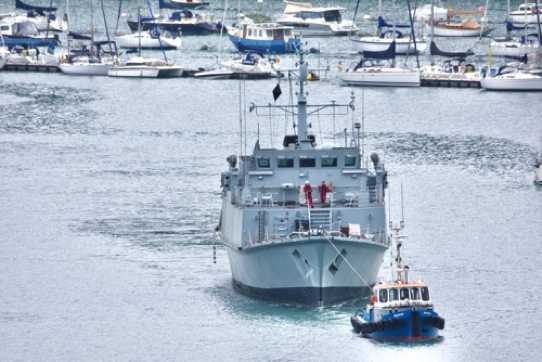 20 June 2023 - 08:13:27

-----------------------
BRNC training ship Hindostan departs Dartmouth.